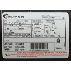 Gecko Alliance Pump, Gecko XP2E,3.0hp,230v,2-Spd,56fr,2.5" Intake,2"Dis,OEM | 05320762-5040