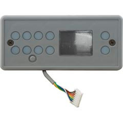 Gecko Alliance Topside, Gecko TSC 8/K 8, 10 Button, 3 Pump, Large Rec, LCD | 0201-007153