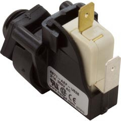 Herga Air Switch, Latching, 9/16-18 Thread W.Retaining W/Nut. | 6871-AEF-U526