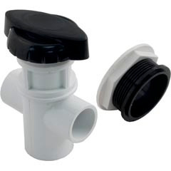 Hydro Air Diverter Valve, Hydro-Air/BWG Hydroflow, 3/4"s, 2 Port, Blk | 11-4030BLK