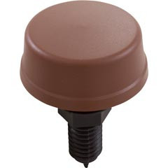 Herga Air Button, Herga, Mushroom, 13/16"hs, 2-1/4"fd, Thd, Brown | 6433-ZEZZ