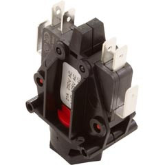 Herga Air Switch, Royal, DPDT, Momentary | 6872-OCO-U126