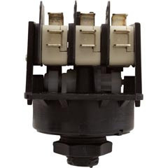 Herga Air Switch, Herga, 4 Function, 20a, 3PDT, Thd, White Cam | 6806-008