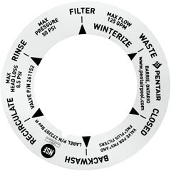 Pentair Decal, Pentair, Fits SM-20-2/SM2-PP2, 2" | 273207