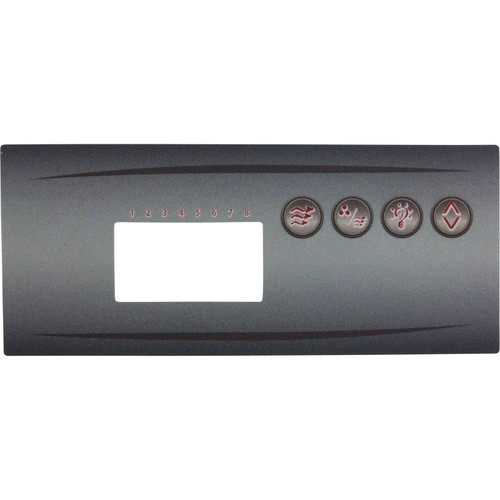 HydroQuip Overlay, Hydro-Quip Eco 8, Pump 1, Light, Aux, Large Rec | 80-0204