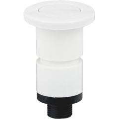 Pres Air Trol Air Button, Presair, Gunite, 1"hs, 1-1/2"fd, White | B330WA