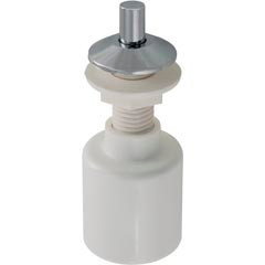 Pres Air Trol Air Button, Presair, Short Stem, 5/8"hs, 1-3/8"fd, Chrome | B513CS