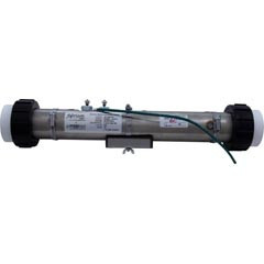 HydroQuip Heater, FloThru, Universal,15" x 2", 230v,4.0kW, w/Union | 48-1540-HS