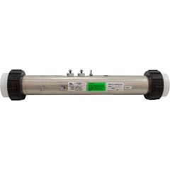 HydroQuip Heater, FloThru, Gecko S-Class Rpl, 15"x2-1/4", 230v, 5.5kW, Gen2 | 26-0800-7S-K
