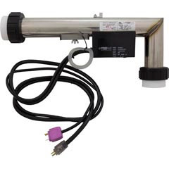 HydroQuip Heater, L Shape, HQ PS Elec,230v, 5.5kW, w/Long Cord | 48-PSL55
