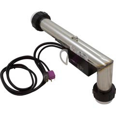 HydroQuip Heater, L Shape, HQ PS Elec,230v, 5.5kW, w/Long Cord | 48-PSL55