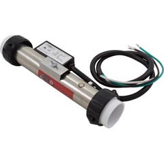 HydroQuip Heater, FloThru,Artic Spas Repl,12"x2",4.0kW,230v,w/Cord,Gen | 48-9150-5P-K