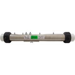HydroQuip Heater, FloThru, Hercules Repl, 18"x2", 230v, 5.5kW, Gen 2 | 26-0155-7S-K