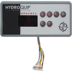 HydroQuip Topside, Hydro-Quip Eco 3,6 Button,P1,P2,Lt,Lg Rec,25ft Cord | 34-0197-25-K