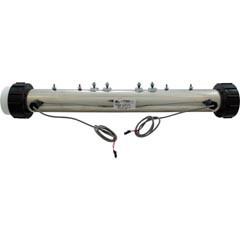 HydroQuip Heater Assembly 11.0Kw, 230v, 2.25" x 19.25, w/M7 sensors, Flow Through for the ES/CS8700 | 26-0054AF-M7-KS