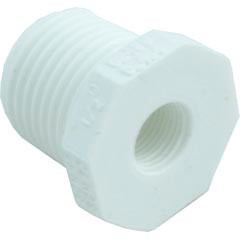Dura Plastics Reducer, 1/2" Male Pipe Thread x 1/8" Female Pipe Thread | 439-071
