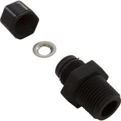 Tube Connecter, Aquasol Controllers, 1/2" Mnpt X 3/8" Tube | F215