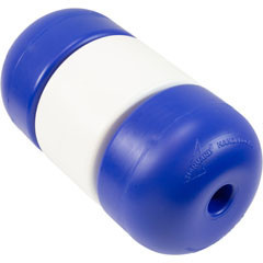 Pool Float, Handi-Lock, 5" X 9", 3/4" Rope, Blue/White/Blue | IF5975