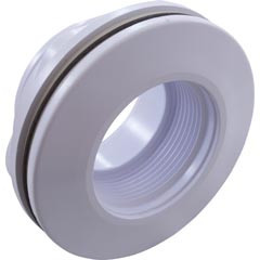 Pentair Wall Fitting,Fiberglass Std Body,1-1/2"mpt x 1-1/2"s,White | 542414