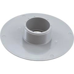 AquaStar Pool Products Wall Fitting, 6" dia, 2-3/8"hs, 2"mpt-1-1/2"s, Lt Gray | 620T15S103