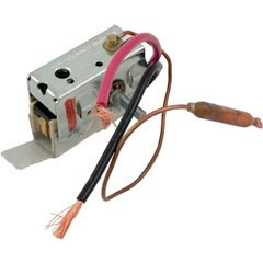 Invensys Appliance Controls Thermostat, Invensys, Short Leads, 5/16", 6", SPST, 25A | 275-2568-01