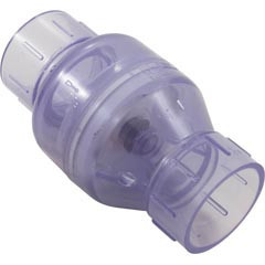 Flo Control Check Valve, Flo Control 1011,2"s,1/2lb,Spring,Water,Clear | 1011C20