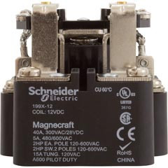 Misc Vendor Relay, DPDT, 30A, 12vdc, Coil, PRD Style | 199X-12