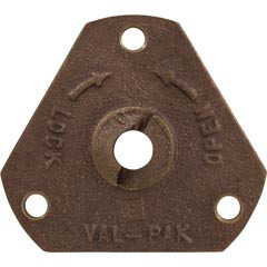 Val-Pak Products Piston Cap, Anthony Push/Pull Valve, 2", Brass | V34-153