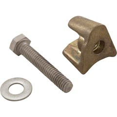 Perma-Cast Wedge, Brass w/Bolt F/D Anchor, 4