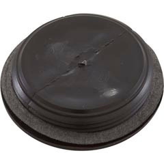 Waterway Plastics Flush Plug 1 1/2" W/Gasket- Black | 400-4141