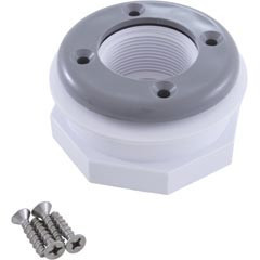 Pentair Wall Fitting, Vinyl Std Body, 1-1/2"mpt x 1-1/2"fpt, Gray | 86205103