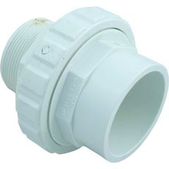 Hayward Union, 2" Male Pipe Thread x 2" Slip, Flush, White | SP14983S