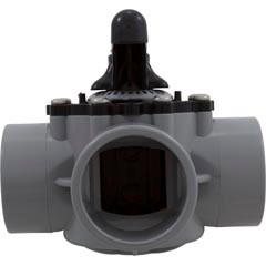 Custom Molded Products Diverter Valve, 2In S X 2.5In Sp, 3-Way, Gray | 25933-201-000