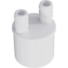 Custom Molded Products Barb Manifold, CMP, 1"Spigot x 3/8"Barb, 2 Port | 21033-000-000