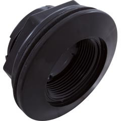 Waterway Plastics Wall Fitting, WW, 2-3/8"hs, 1-1/2"fpt x 1-1/2"s,3-1/2"fd,Blk | 400-9151B