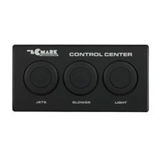 Tecmark (TDI) Air Button Panel, Tecmark, 1-5/16"hs, 3 Btn, 6-1/2" x 3-1/4" | ATP300-0606