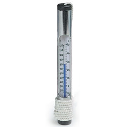 Pentair Chrome Brass Thermometer | R141076