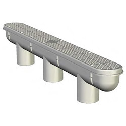 Buy Custom Molded Products 32In Channel Drain & Sump White | 25506