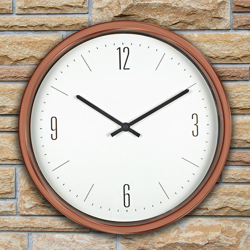Poolmaster 16" Bronze Contemporary Clock | 52542