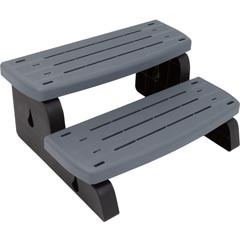 Waterway Plastics Spa Step Assembly - Coastal Gray | 535-2209-CSG