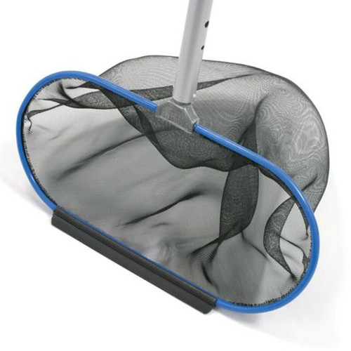 Stingray Flat Pool Skimmer Net, Fine Mesh Bag