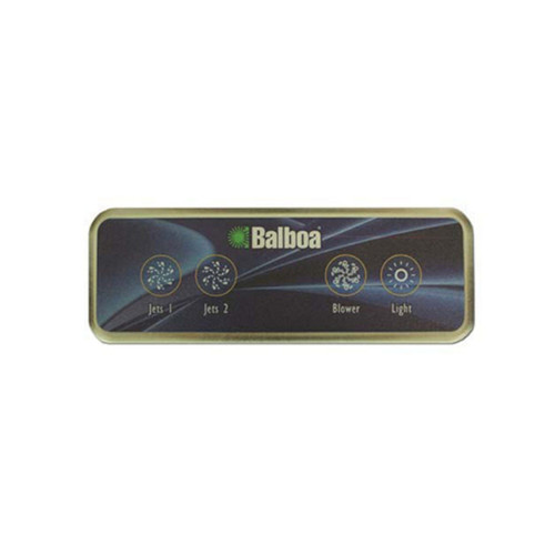 Balboa Water Group Spaside Control, Balboa Auxiliary, 4-Button, No Readout, Pump1-Pump2-Blower-Light | 51574-01