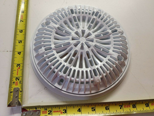 Custom Molded Products Galaxy Drain 8"Lid&Frame White | 25537-000-000