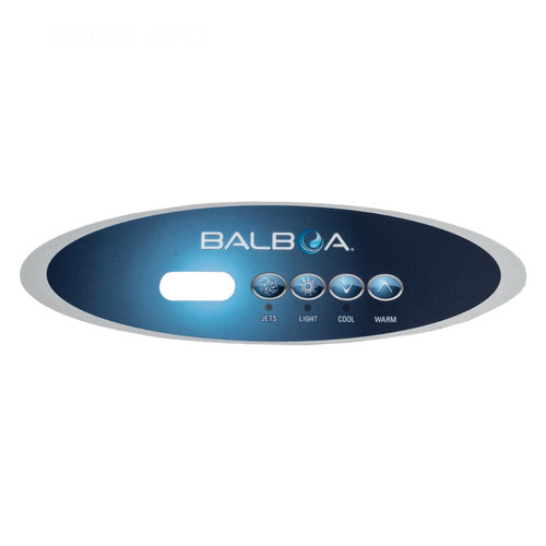 Balboa MVP260 Control Panel Overlay with Jets Lights Cool and Warm Button Settings 11746