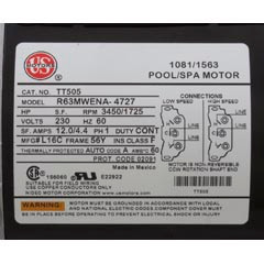 Waterway Pump 4.0Hp 230V 2-Speed 60Hz 56 Frame 2" Executive | 3721621-1D