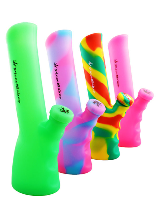 Wholesale PieceMaker Kolt Silicone Water Pipe 9" Assorted Colors