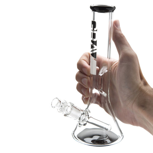 8″ Mini Beaker Bong Fixed Downstem