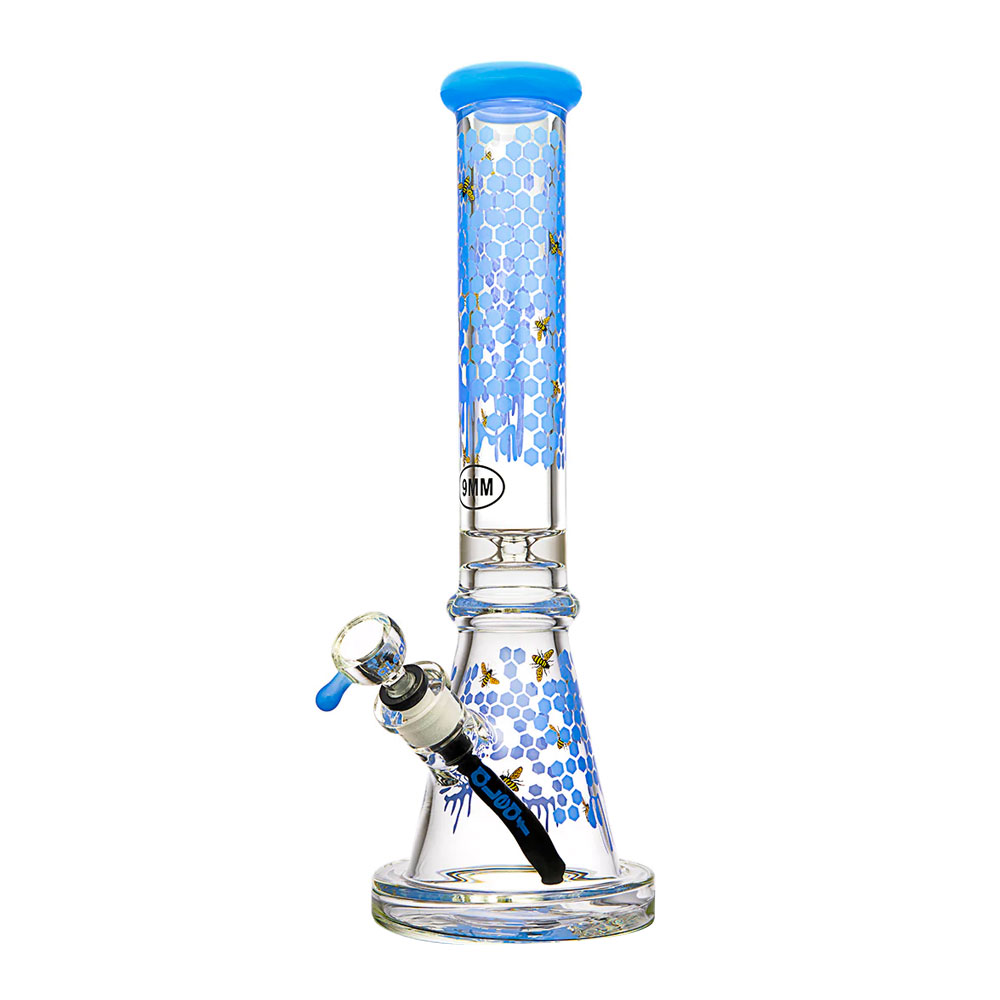 Grav® 8” UFO Shaped Wide Base Beaker Bong