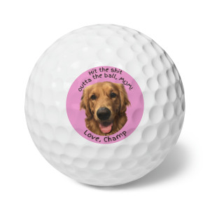Personalized Golf Balls for Dog Moms or Cat Moms, Custom pet photo Personalized Golf Balls for Dog Moms or Cat Moms, Custom pet photo