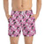 Customized Dog Photo, Pet Photo Pink Swim Trunks, Men's Pink Swim Suit Customized Dog Photo, Pet Photo Pink Swim Trunks, Men's Pink Swim Suit